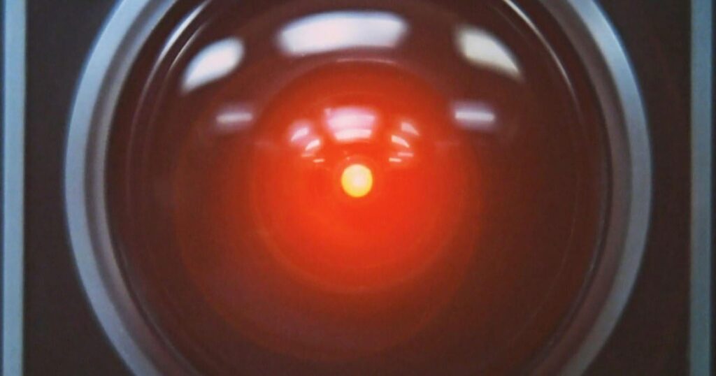 HAL 9000 in “2001: Odissea nello spazio” (1968)