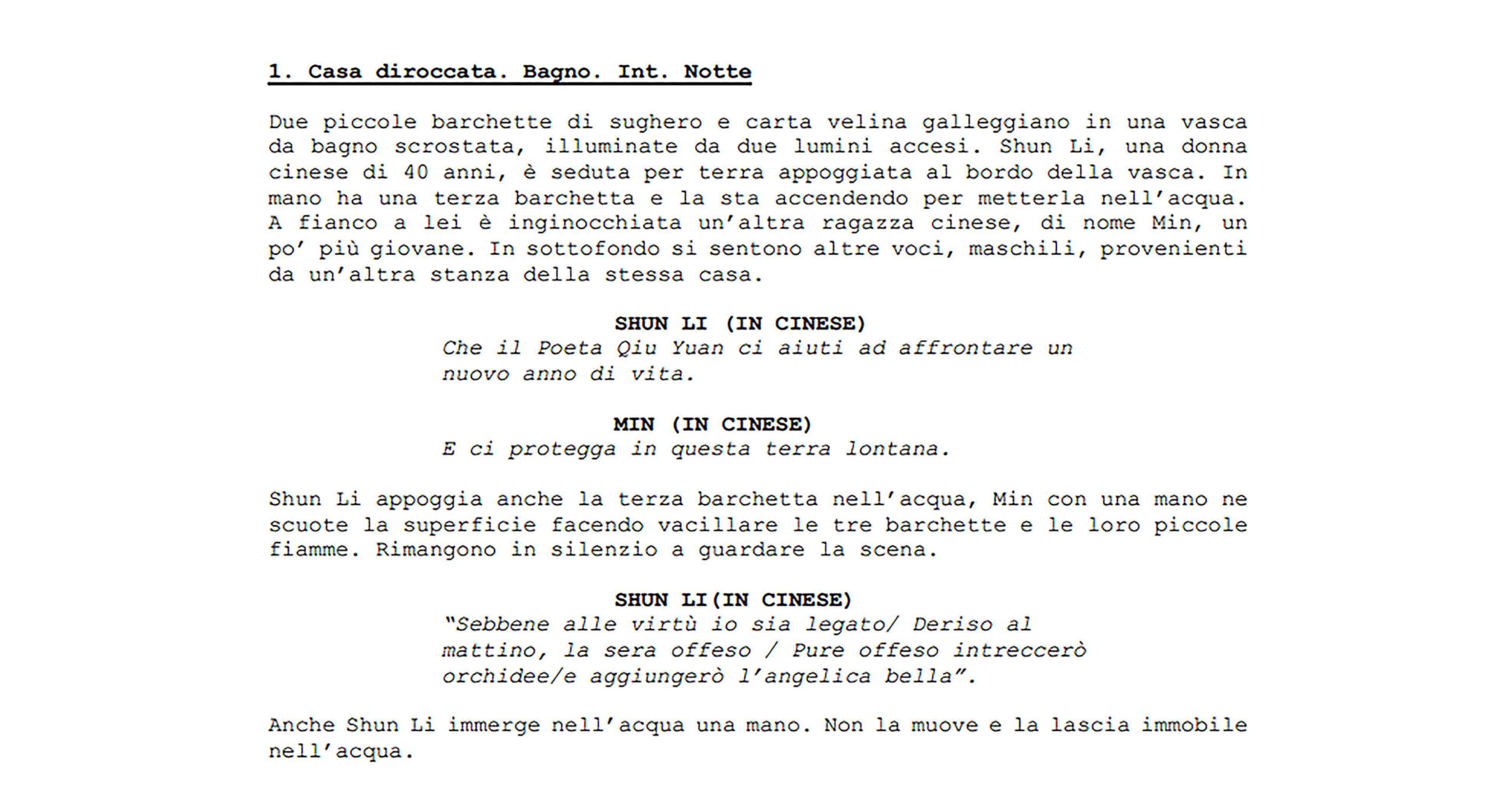 Come scrivere una sceneggiatura - struttura